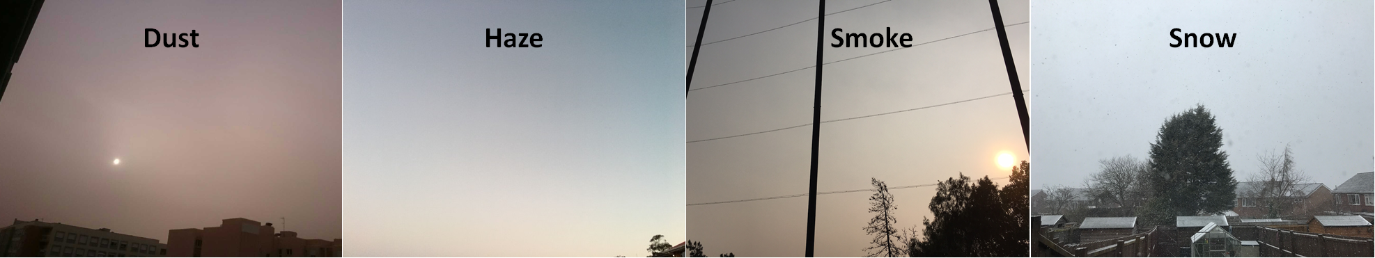 Images of Obscured Cloud COnditions