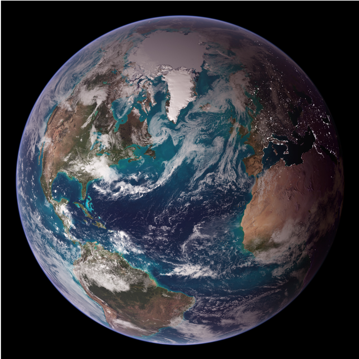 Image of the Earth from space