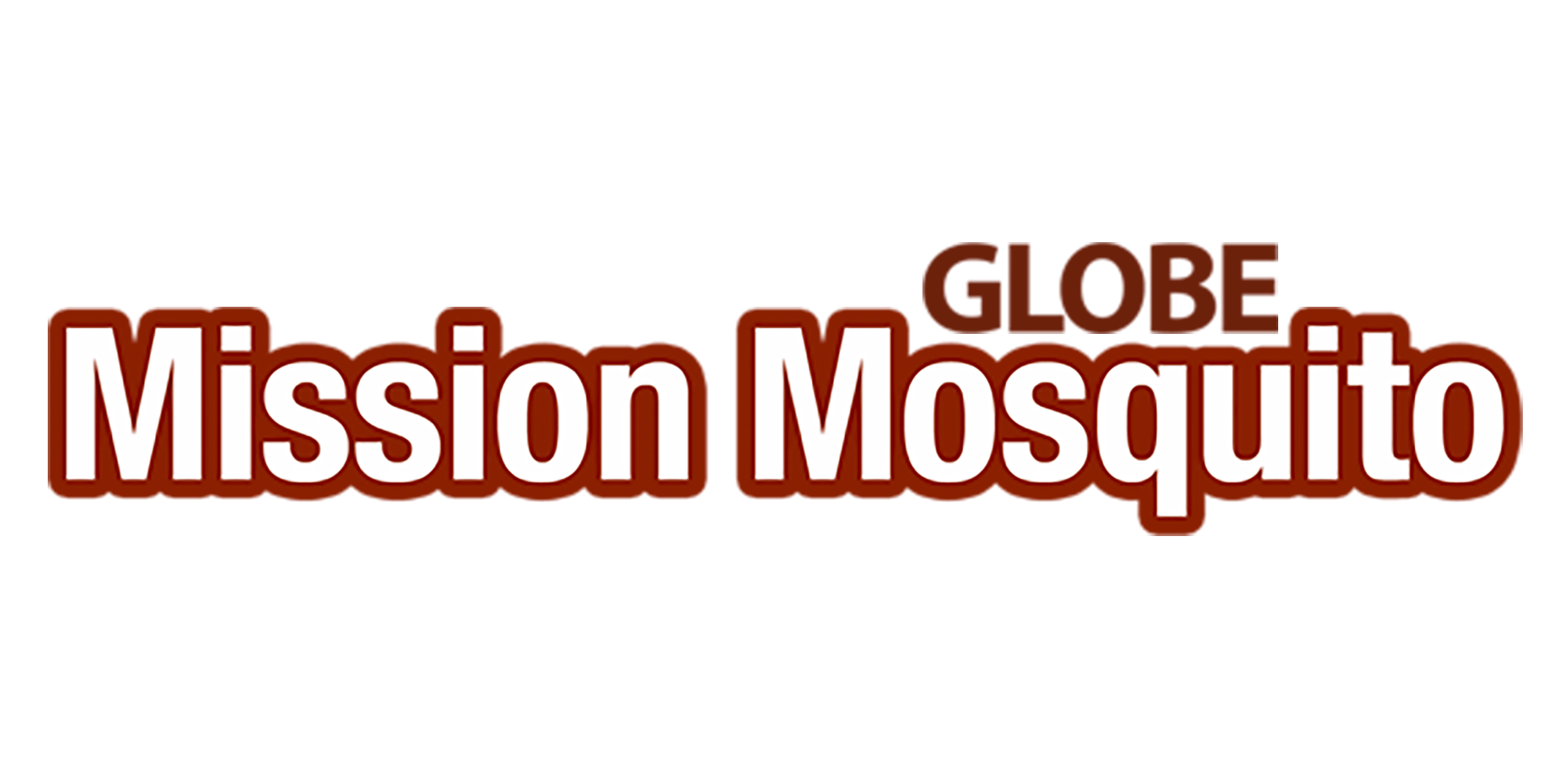 Red outlined text that says GLOBE Mission Mosquito.