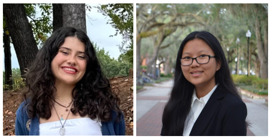 Collage of two undergraduate students