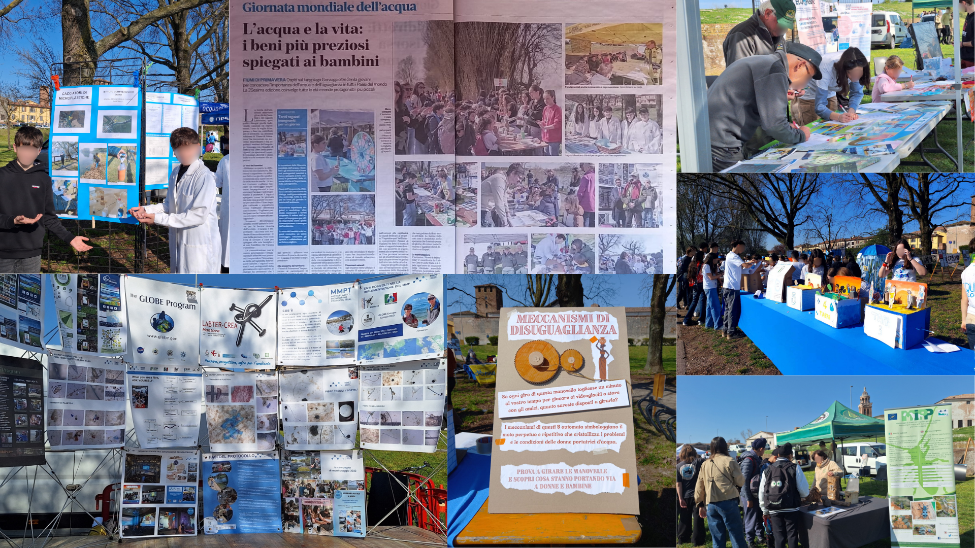 Rivers in Spring presentations and booths.