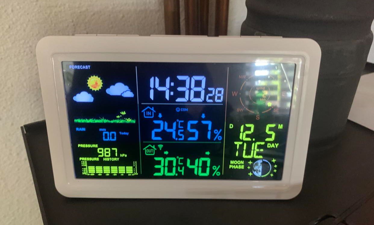 Weather station data