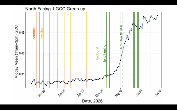 plot of the GCC data