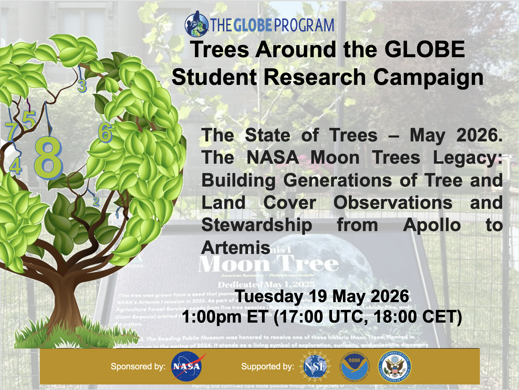 The State of Trees - May 2026. The NASA Moon Trees Legacy: Building Generations of Tree Height and Land Cover Observations and Stewardship from Apollo to Artemis 