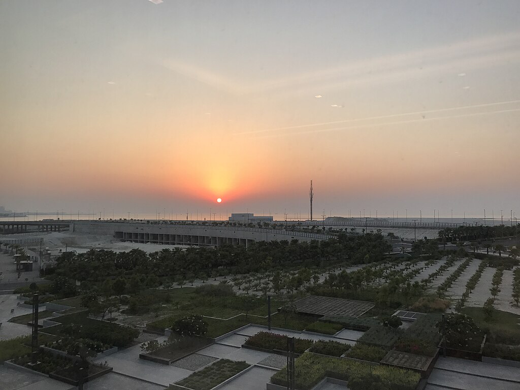 Bahrain Bay at sunset