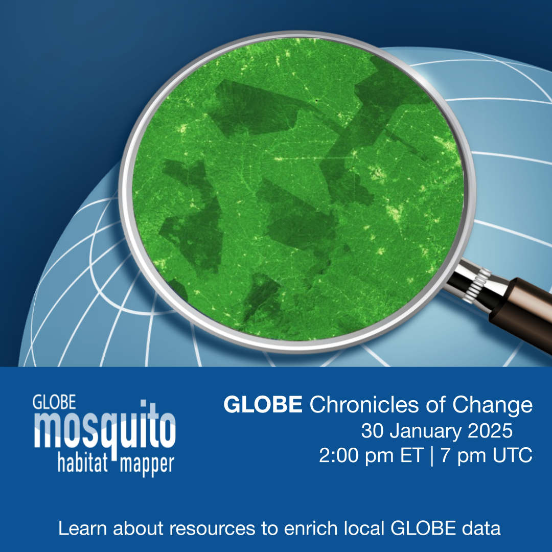 GLOBE Mission Mosquito webinar graphic