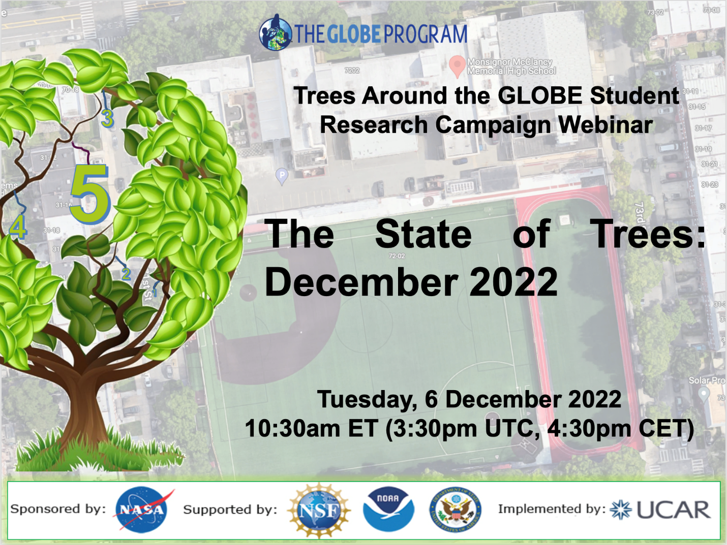 Trees Around the GLOBE 06 December webinar shareable  