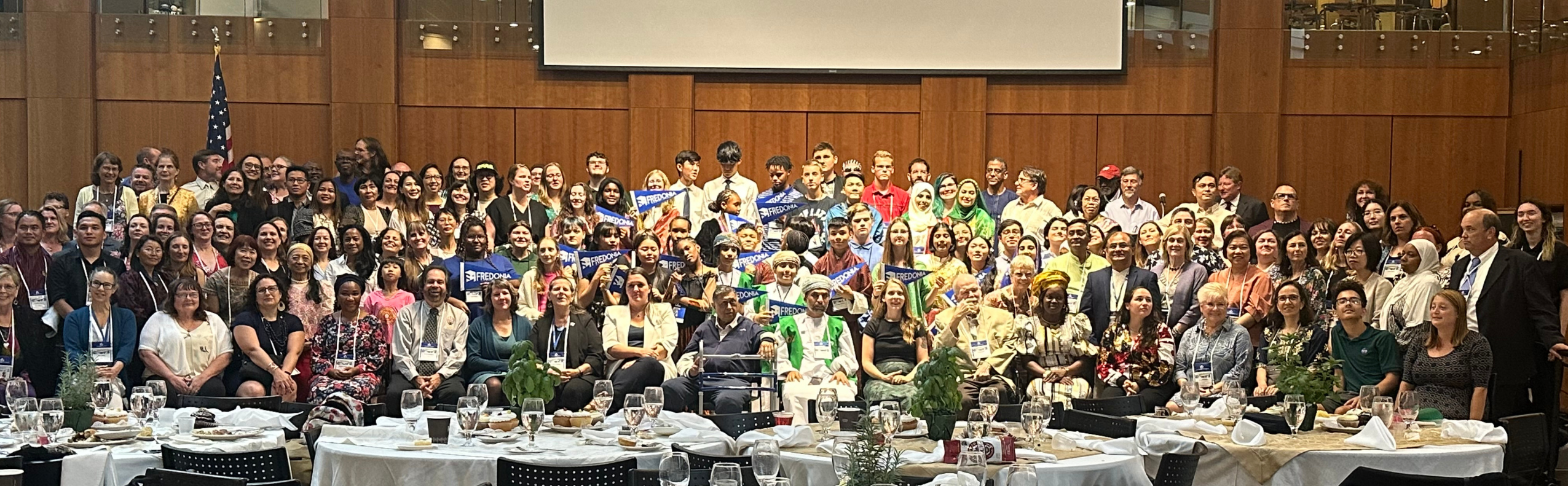 2024 GLOBE Annual Meeting participants at the closing banquet