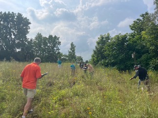 Teachers in Ohio learn about the benefits of prairie ecosystems using GLOBE protocols