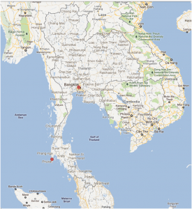 Map of Thailand