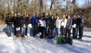 Kevin Dickson and students