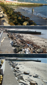 sea walls in chile before and after earthquake