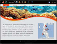 Coral database homepage