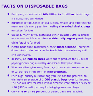 facts on disposable bags