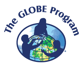 GLOBE arc logo with curved text