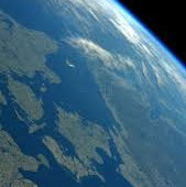 View of a part of Earth from space.