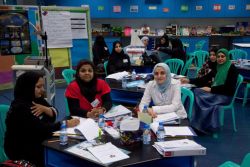 Children in classroom