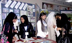 girls doing science