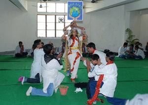Original play about Mother Earth by students of the Vishwa Bharati Public School, Noida