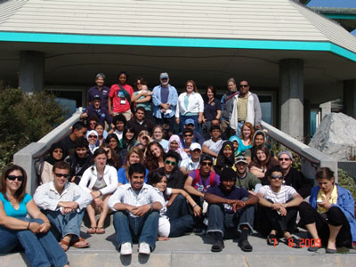 group on steps