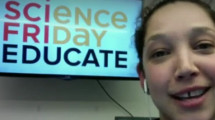 student interview on Science Friday