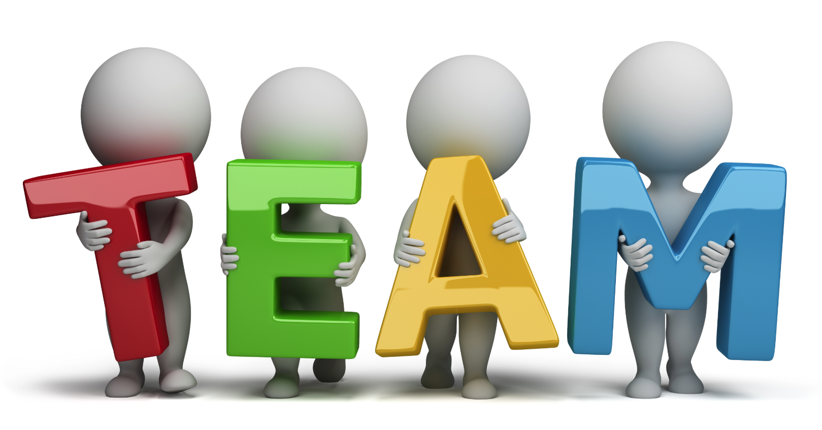 Graphic that reads "TEAM"