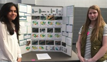 Photo of GLOBE students at a science fair