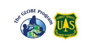 The GLOBE Program Logo and the U.S. Forest Service Logo