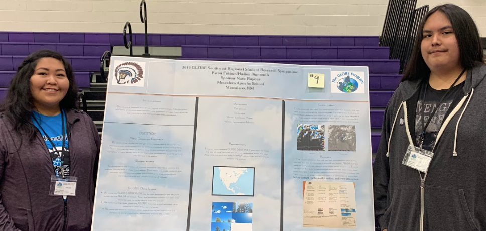 Mescalero students present at the 2019 SRS